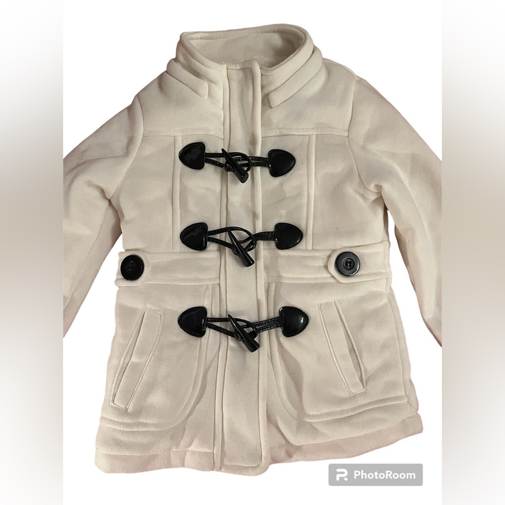 ME JUNE BABY brand jacket. That both zip and has buttons.